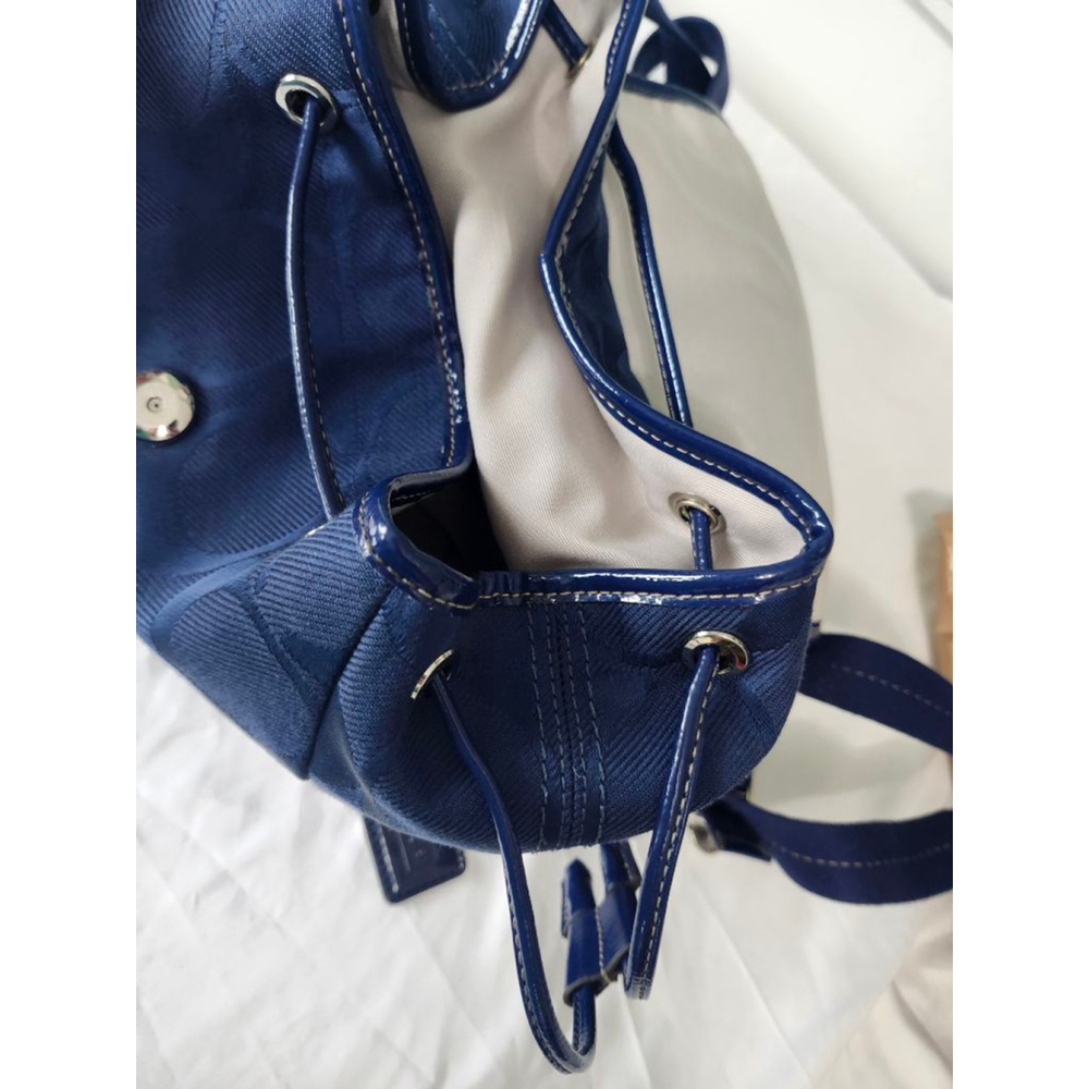 Coach Blue Signature C Canvas Backpack One Size - Picture 11 of 12